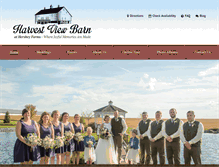 Tablet Screenshot of harvestviewbarn.com